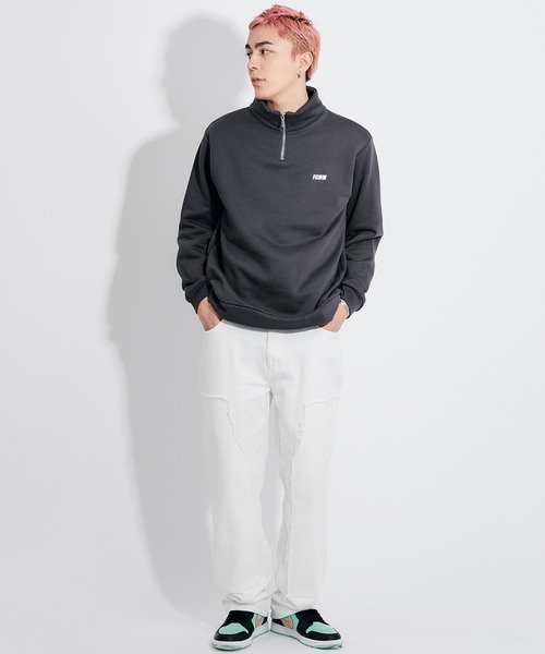 FCMM スウェット 【日本限定アイテム】HALF ZIP SWEATSHIRTS