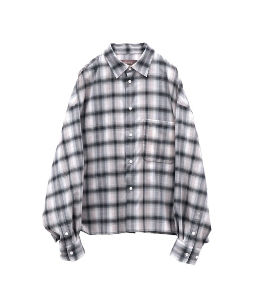 TROVE シャツ　SP120's SHEER CHECK SHIRT サイズ2 TROVE シャツ 2023SS / SP120's SHEER CHECK SHIRT メンズ