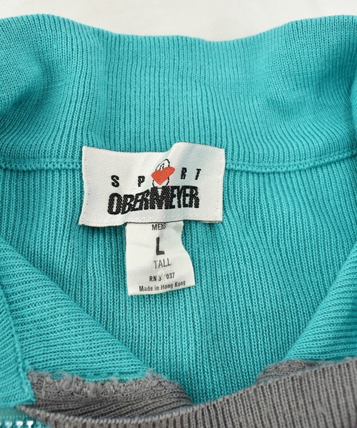 Vintage 00s【Y2K】ビンテージ加工 ハイネック ドライバーズニット 00's vintage ハイネックニットセーター ブラウン ヴィンテージy2k