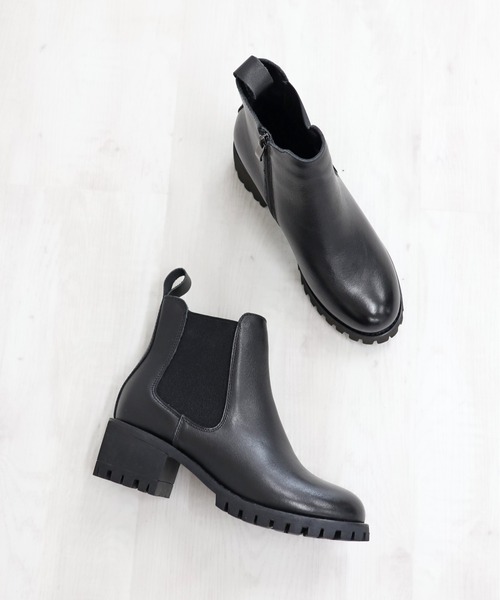 MODE KAORI（モードカオリ） ブーツ 「本革」「3E」サイドゴアブーツ