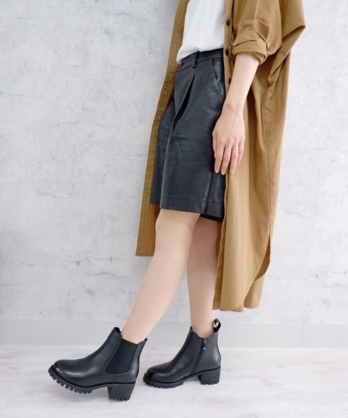 MODE KAORI（モードカオリ） ブーツ 「本革」「3E」サイドゴアブーツ