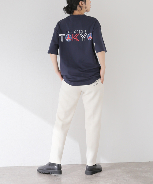 PARIS SAINT-GERMAIN タイダイ Tシャツ EDIFICE tシャツ 「Paris Saint-Germain」トリコロール