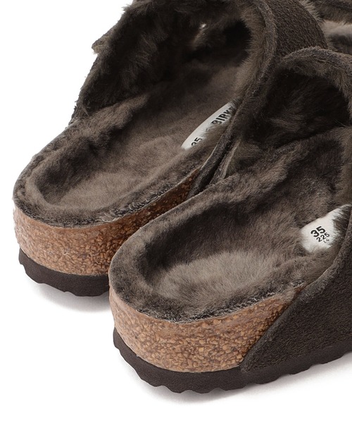 BIRKENSTOCK アリゾナ シアリング36 モカ Amazon.com | Birkenstock Arizona Soft Footbed Mocha Suede