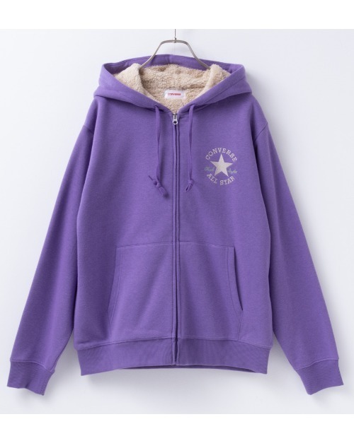 CONVERSE（コンバース） パーカー 裏ボア あったか ジップパーカー