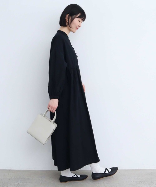 latelier du Savonワンピース l'atelier du savon ワンピース _タイプライター ころころボタン