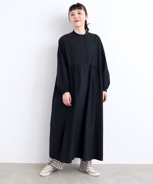 latelier du Savonワンピース l'atelier du savon ワンピース _タイプライター ころころボタン