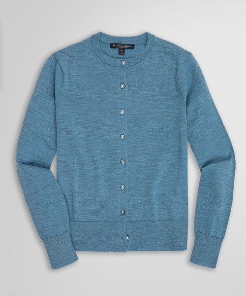 BROOKS BROTHERS カーディガン メリノウール クルーネック