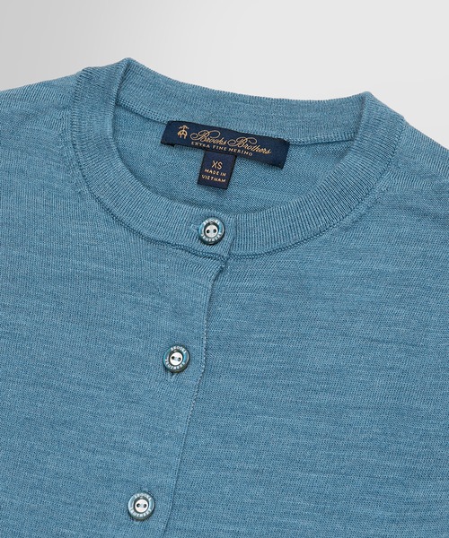 BROOKS BROTHERS カーディガン メリノウール クルーネック