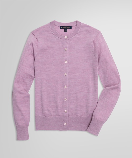 BROOKS BROTHERS カーディガン メリノウール クルーネック