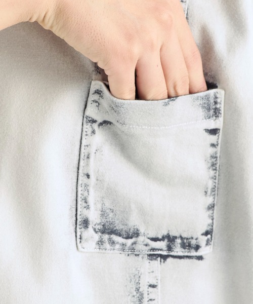 JOHN LAURENCE SURRIVEN ノースリーブ フーディ JOHN LAWRENCE SULLIVAN : MESH LAYERED TOP | BIR