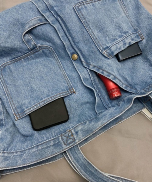 週末特価‼️レクサス2wayデニムショルダーバッグ／ハンドバック ショルダーバッグ バッグ 2way デニムショルダーバッグ トート