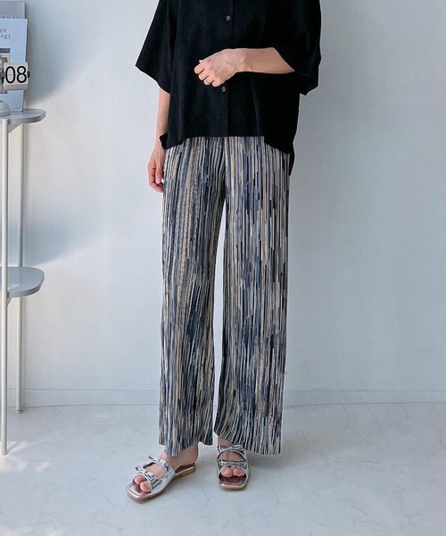プリーツパンツ AS KNOW パンツ カットOK!! プリーツパンツ レディース
