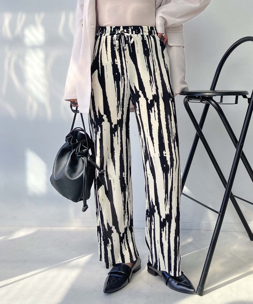 AS KNOW AS（アズノゥアズ） パンツ カットOK!! プリーツパンツ