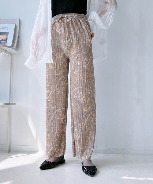 パンツ カットOK!! プリーツパンツ レディース : 80929145 : ZOZOTOWN  