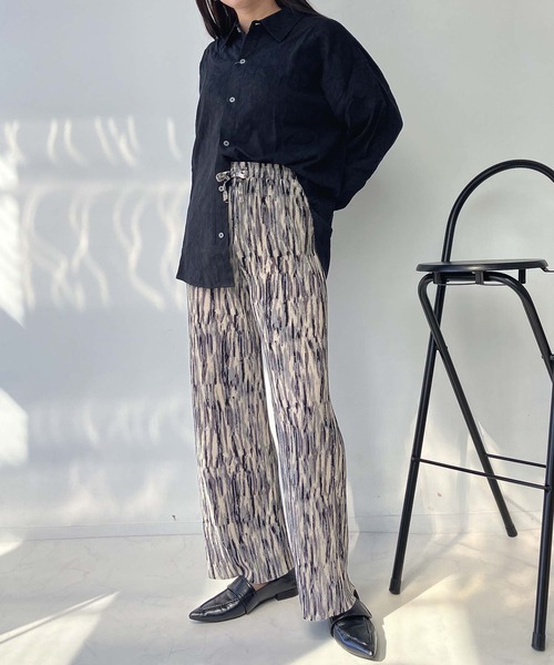 AS KNOW パンツ カットOK!! プリーツパンツ レディース