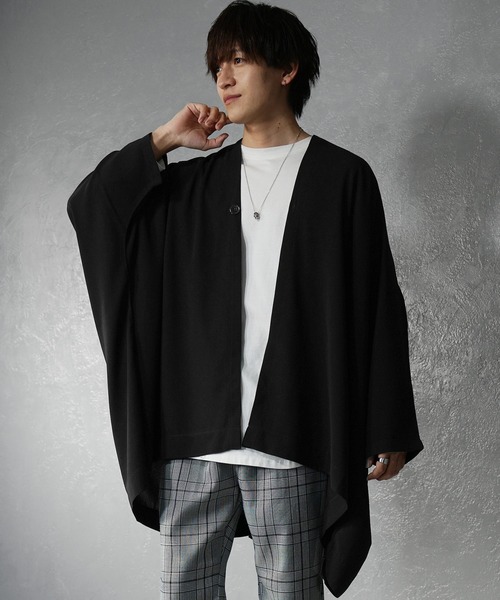 【極美品】ワイズ ビッグシルエット ポンチョ コート カーディガン MinoriTY カーディガン 「MinoriTY」オーバーサイズビッグ
