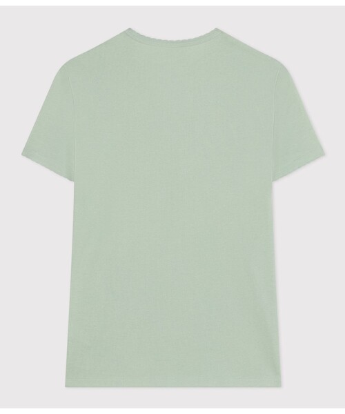 Vネックボタン付きコットン長袖Tシャツ ☆ PETIT BATEAU Vネックボタン付きコットン長袖Tシャツ ☆ PETIT BATEAU (PETIT