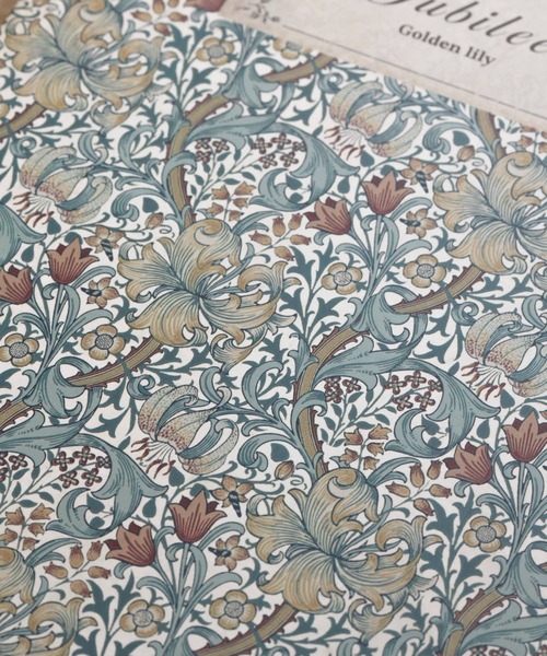 Jubilee（ジュビリー） 収納 本型小物入れ ウィリアムモリス柄 ブック