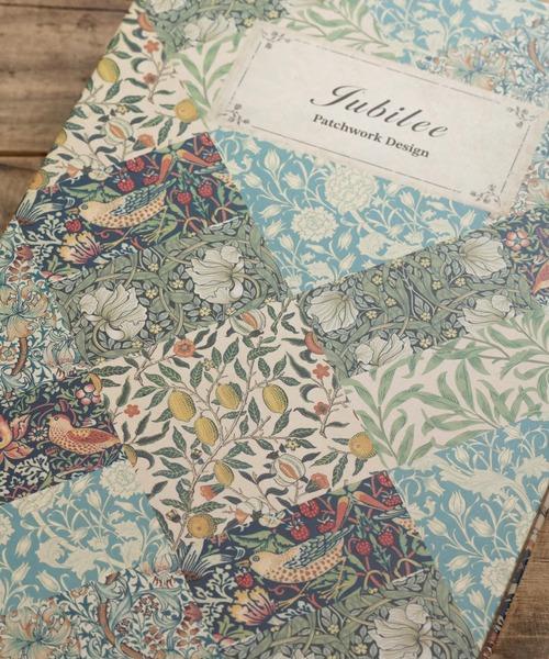 Jubilee（ジュビリー） 収納 本型小物入れ ウィリアムモリス柄 ブック