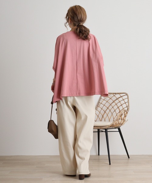 tシャツ Eglantine ロゴプリント×フラワー刺繍カットソー レディース EGLANTINE tシャツ Eglantine ロゴプリント×フラワー刺繍