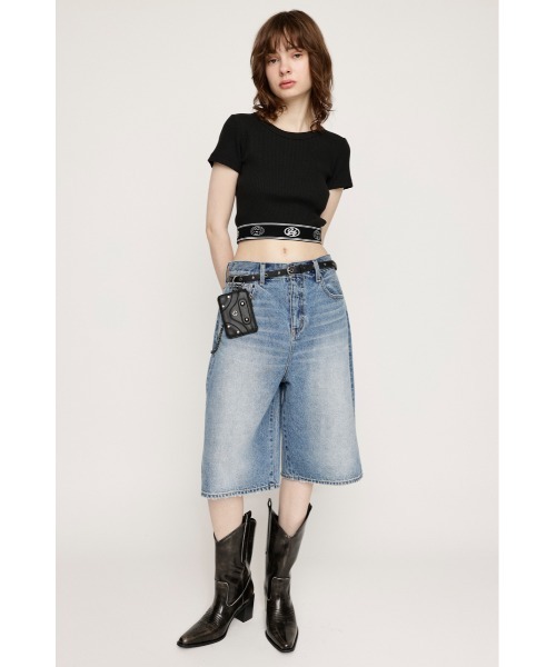 SQUARE NECK CUT トップス　Tシャツ　SLY SLY | SHEER GATHER CUT トップス (Tシャツ・カットソー(半袖