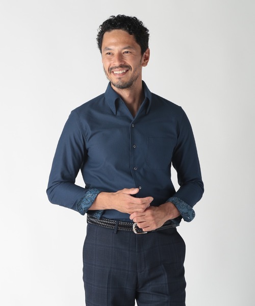 メンズビギ（MEN’S BIGI）/【ACTIVE TAILOR】COOLMAX絡み織ドレスシャツ MEN'S BIGI（メンズビギ） フォーマル シャツ 「ACTIVE TAILOR