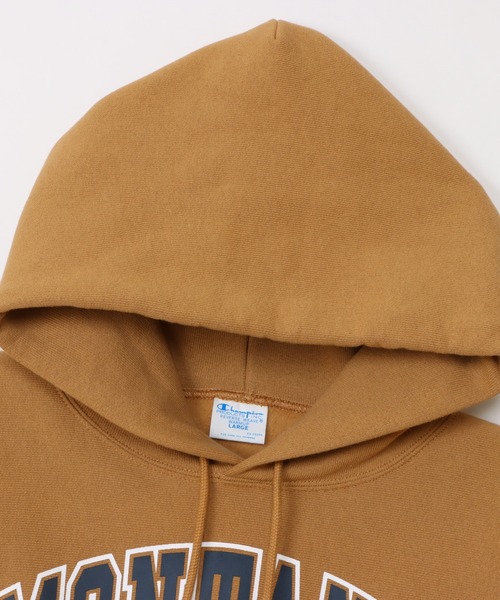 Champion リバースウィーブ パーカー ジップ ブラウン M REVERSE WEAVE】無地ジップパーカー(M ブラウン): トップス