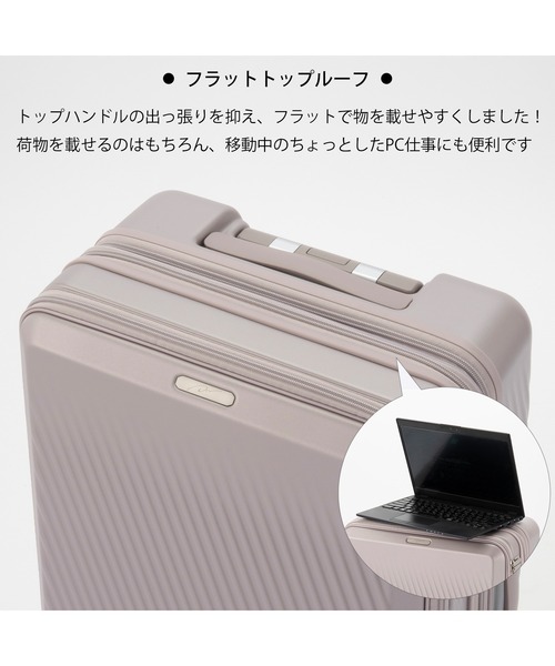 W&.Day/Night ピーロ スーツケース 52L W&.Day/Night ピーロ スーツケース 52リットル 52L M フロント