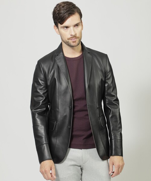 数量限定，限定SALE ジャケット テーラードジャケット ラムレザー