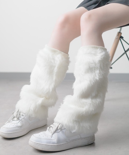 レッグウォーマー 「アクリルファー」/レッグウォーマー レディース