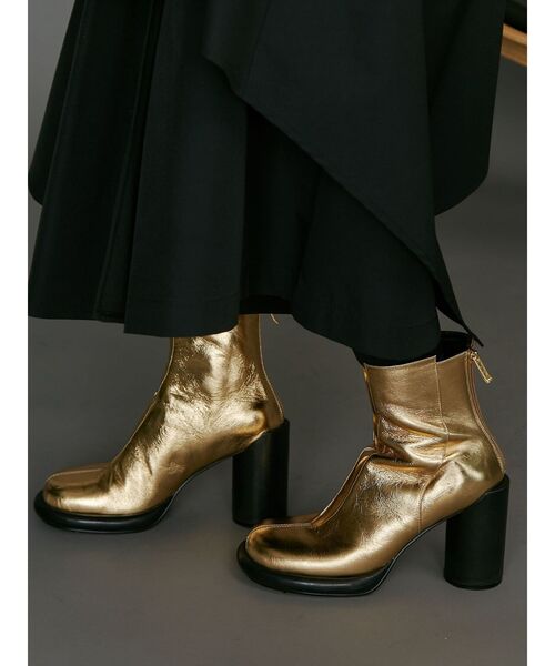 UN3D. ブーツ ROUND EDGE SHORT BOOTS / ラウンドエッジショート UN3D. ブーツ ROUND EDGE SHORT BOOTS / ラウンドエッジショート