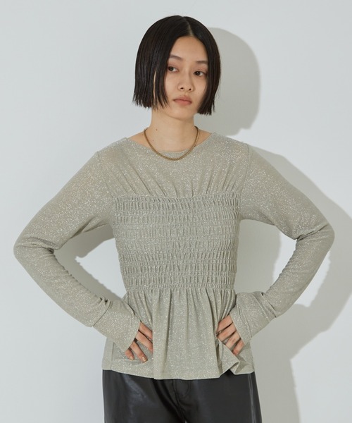 タグ付/新品/試着のみ/ニットビスチェロンTEE LE CERCLE par ropé(ル セルクル パー ロペ) / ニットビスチェ付ロング