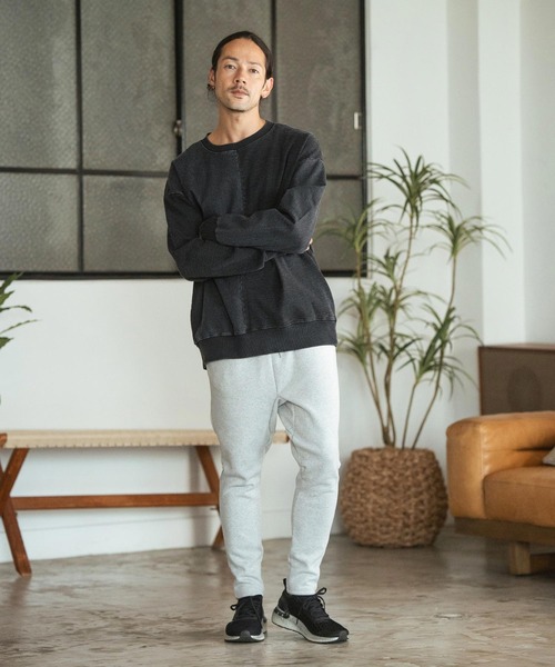 CAMBIO トレーナー スウェット msw1534-Denim×URAKE Combination