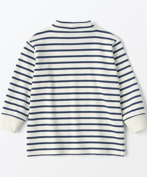 無印良品（MUJI） tシャツ ベビー 起毛スムース編みハイネック長袖T 