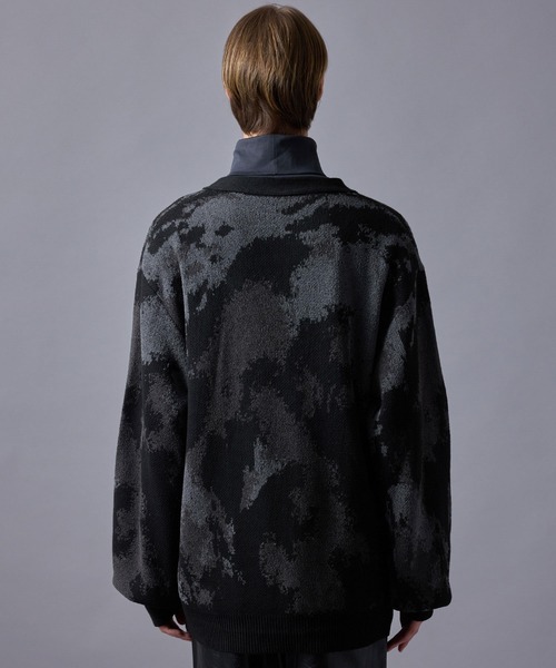 JUNRED（ジュンレッド） カーディガン ダブルジャガードカーディガン