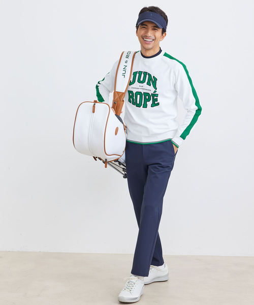 JUN&ROPE'（ジュンアンドロペ） セーター ニット カレッジロゴインター