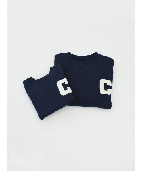 tシャツ 「Catchup」Catchup ワッペンスウェットトップス（大人サイズ） レディース Catchup tシャツ 「Catchup」Catchup ワッペンスウェット