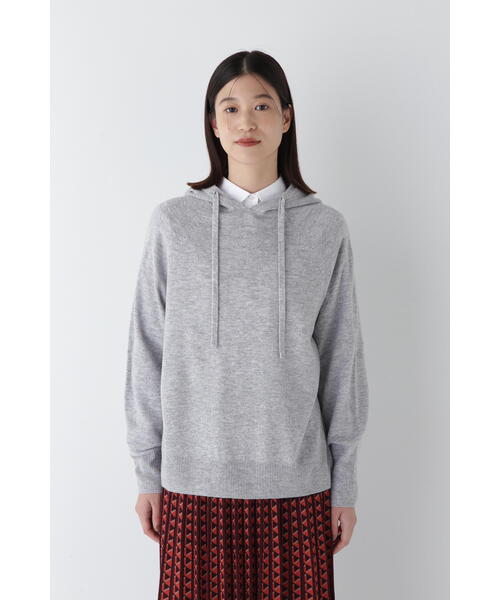 ヒューマンウーマン（human woman）/◆ウールカシミヤフーディニット human woman（ヒューマンウーマン） ニット セーター ウールカシミヤ