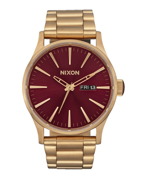 【NIXON/ニクソン】Sentry SS　時計　アナログ　電池式 ゴールド NIXON 腕時計 「NIXON/ニクソン」Sentry SS 時計 アナログ 電池