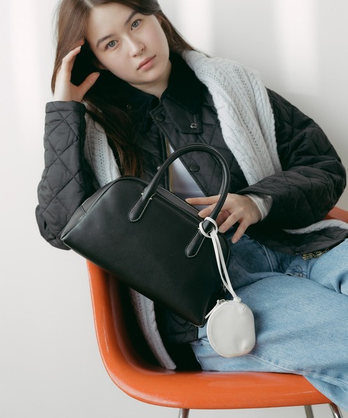 NOTHING WRITTEN ブラックレザーポーチ NOTHING WRITTEN ポーチ / ナッシングリトゥン MINI COIN PURSE 02