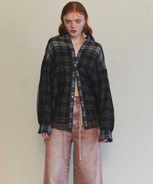 MAISON SPECIAL ブラウス シャツ Reversible Voile Shirt
