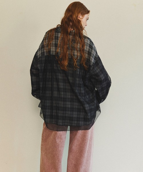 MAISON SPECIAL ブラウス シャツ Reversible Voile Shirt