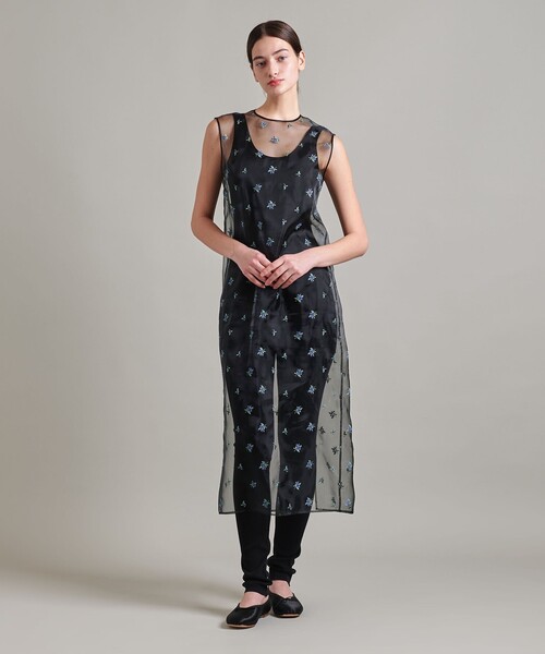 LOEFF ワンピース 「LOEFF」ブルーベリー エンブロイダリー