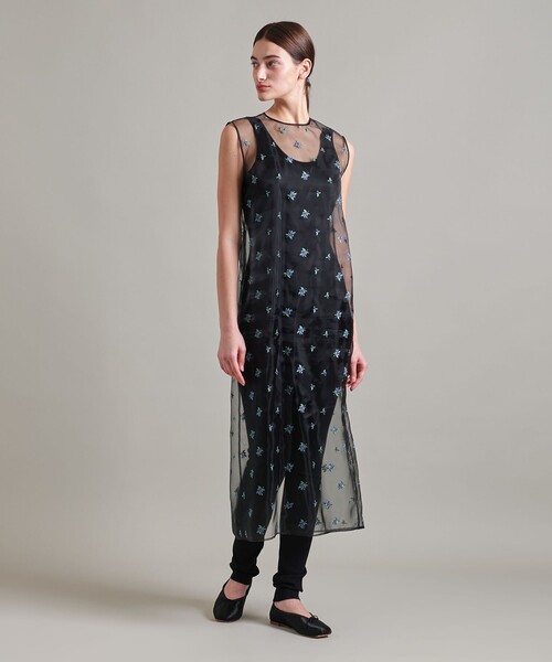 LOEFF ワンピース 「LOEFF」ブルーベリー エンブロイダリー
