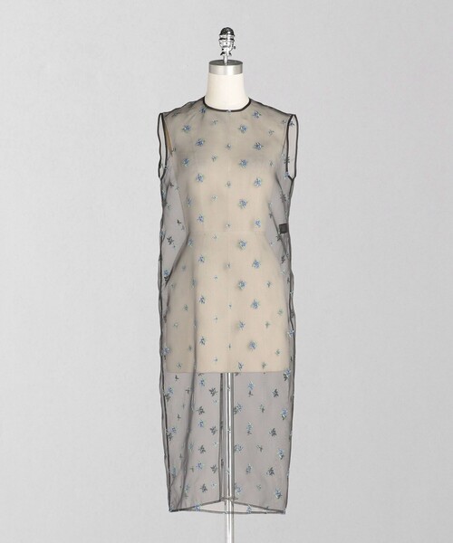 未使用美品【LOEFF】 ブルーベリーエンブロイダリースカート Mサイズ LOEFF（ロエフ）の「＜LOEFF＞ブルーベリー エンブロイダリー