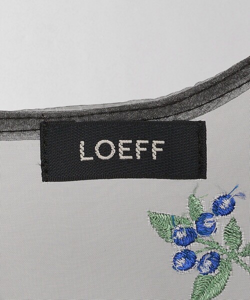 LOEFF ワンピース 「LOEFF」ブルーベリー エンブロイダリー