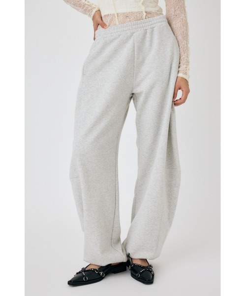 MOUSSY スウェットパンツ ジャージ CURVE LINE レディース