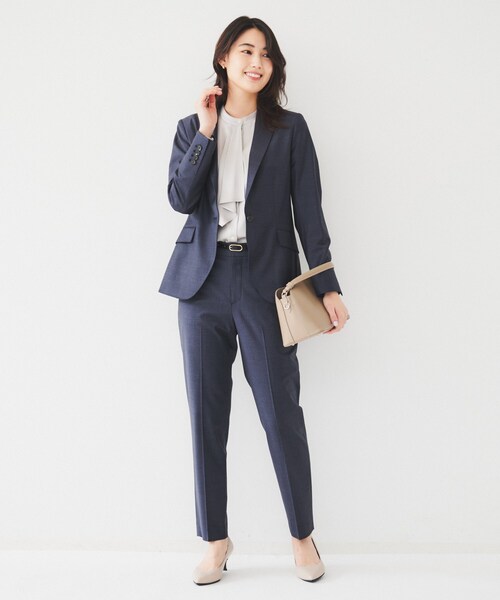 UNTITLED（アンタイトル） パンツ 「通勤スーツ」ウーステッド