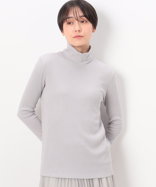 tシャツ ラグウォームリブニット ハイネックプルオーバー レディース_2