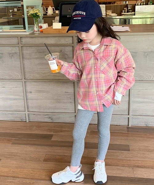 aimoha（アイモハ） ブラウス シャツ 「aimoha-KIDS-」チェック柄